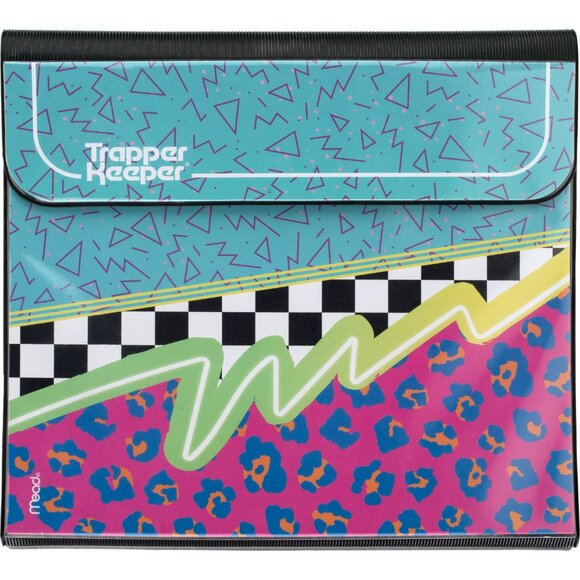NWT Mead Trapper Keeper Binder, 1" Round Rings, Funky - Picture 8 of 8